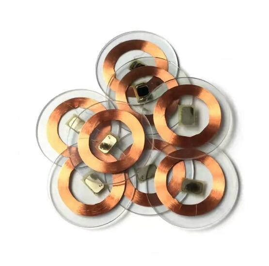 <strong>NFC RFID Chip Transparent IC Round Coin Card For Restaurant Tray Management</strong>